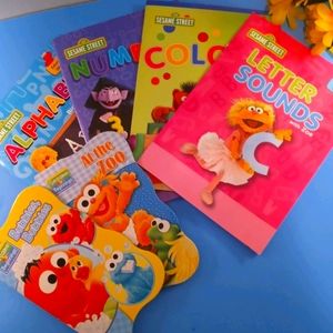 6PC Sesame Street Coloring WorkBook Set